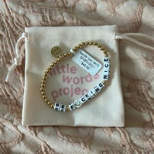 Little Words Project Bracelet (brand new)